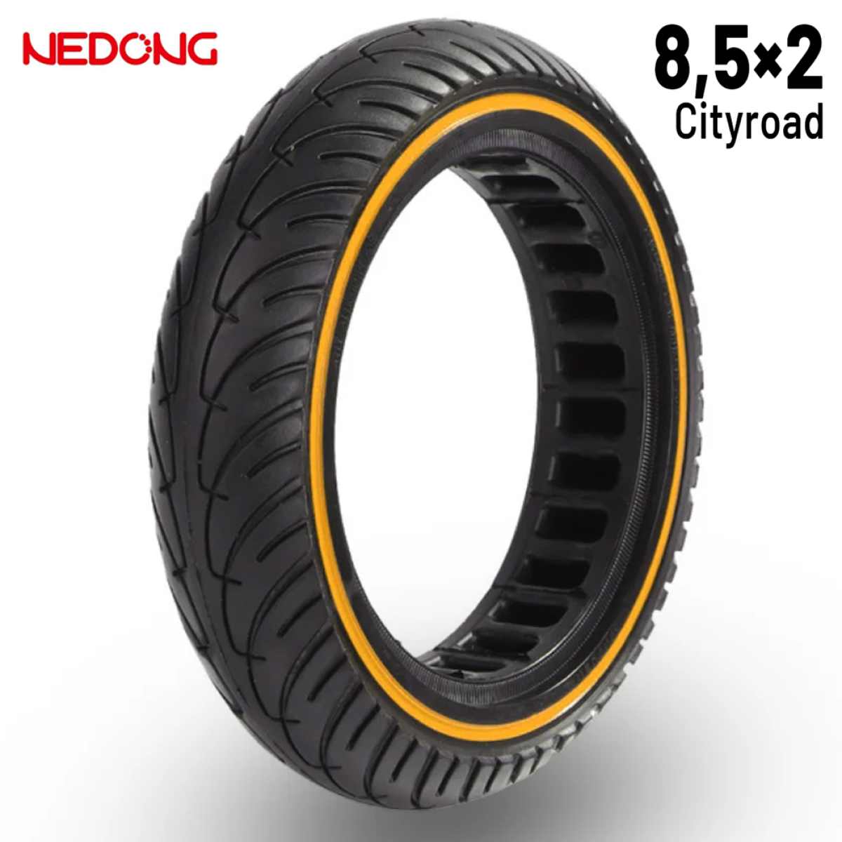 Comprar Rueda maciza ultraligera 8,5×2 – Línea Amarillo [Nedong]