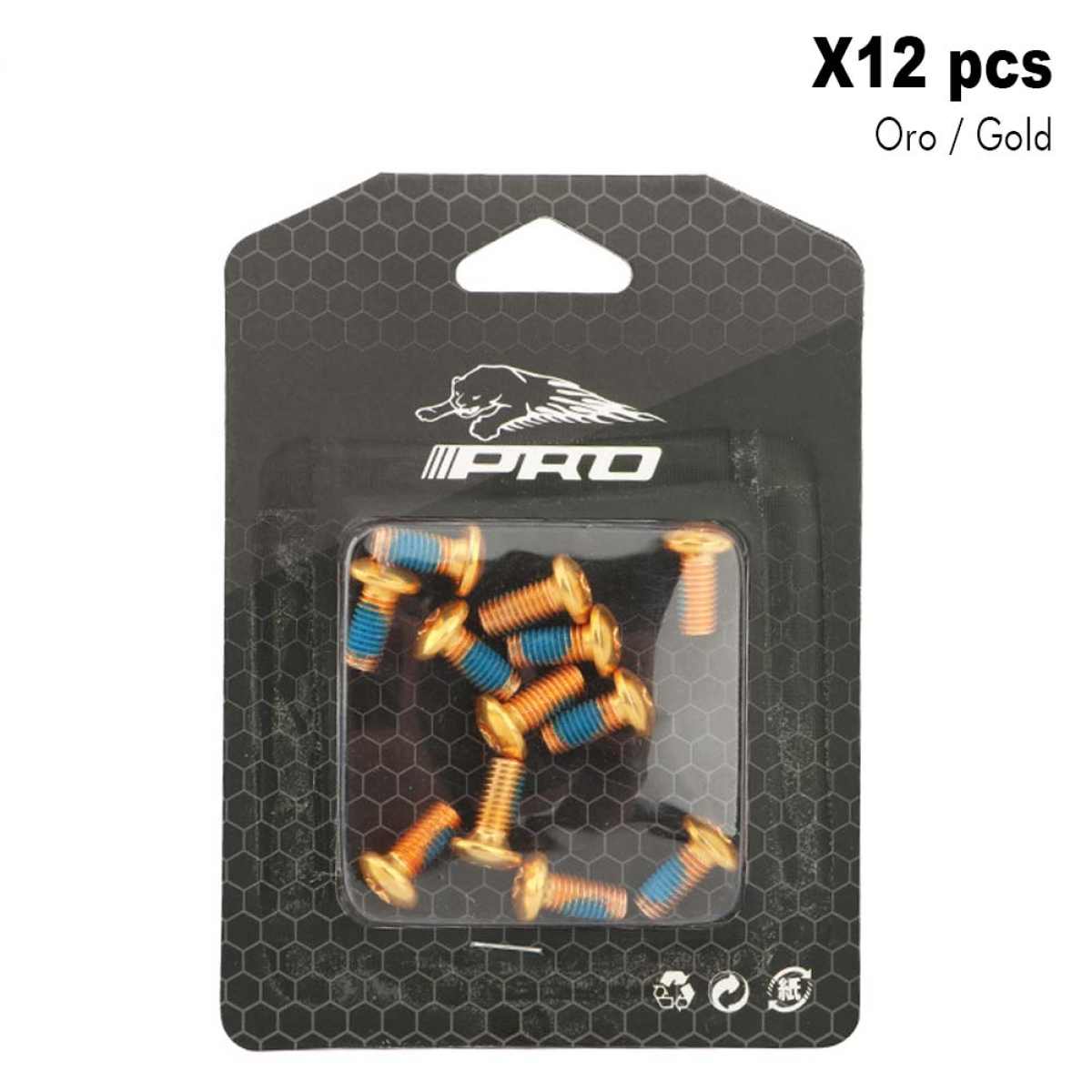 Comprar Tornillos de disco amarillo (Pack 12 unidades)
