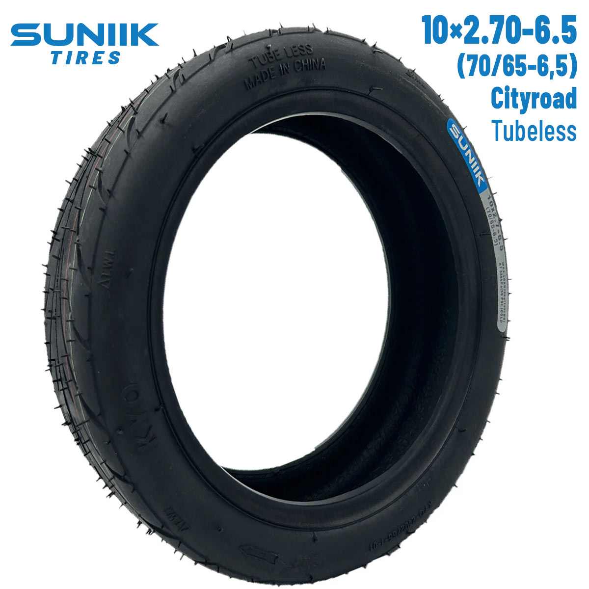 Comprar Neumático tubeless 10×2,7-6,5 (70/65-6,5) Cityroad [Suniik]