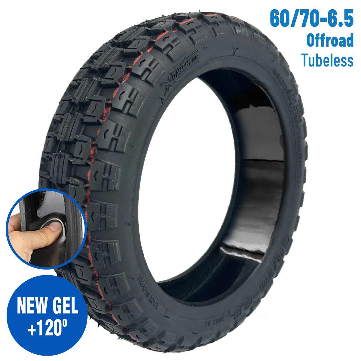 Comprar Neumático 60/70-6,5 Offroad (Con gel antipinchazos) [Xuancheng]