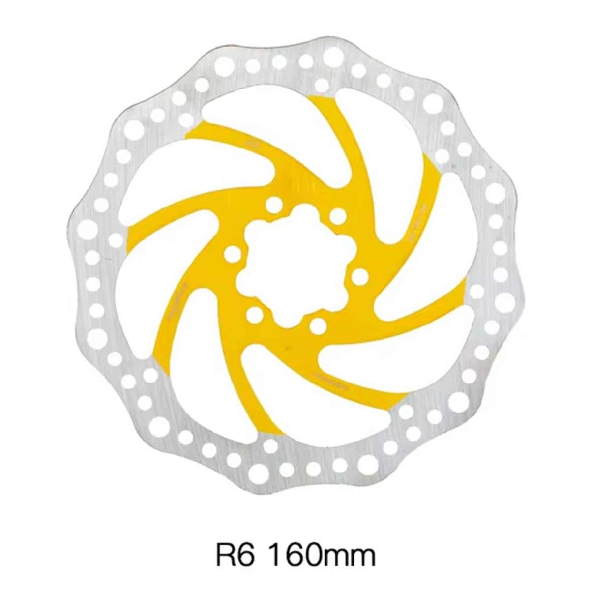 Comprar Disco de freno 160mm amarillo – 6 agujeros