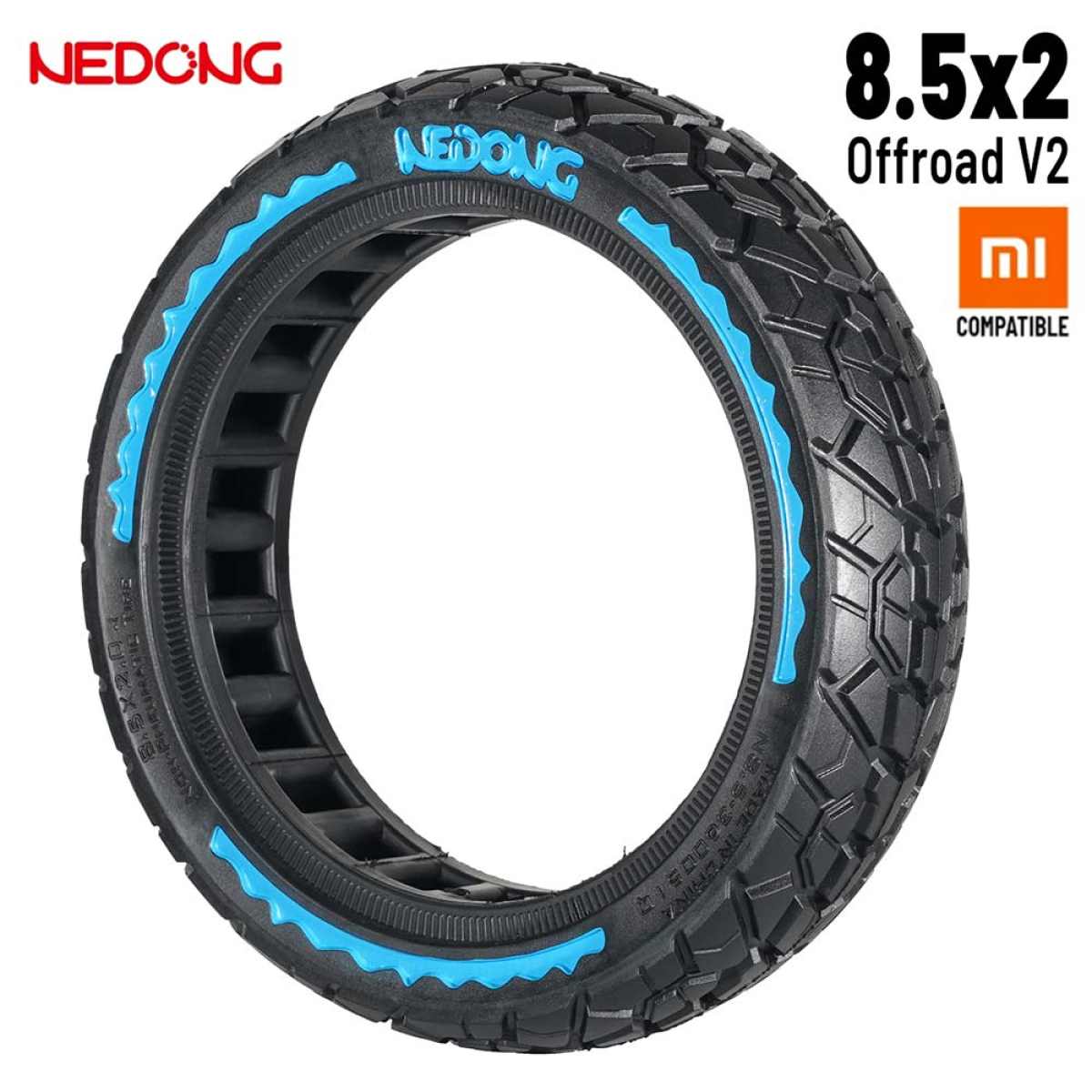 Comprar Rueda maciza azul ultraligera 8,5×2 (Versión offroad V2) [Nedong]