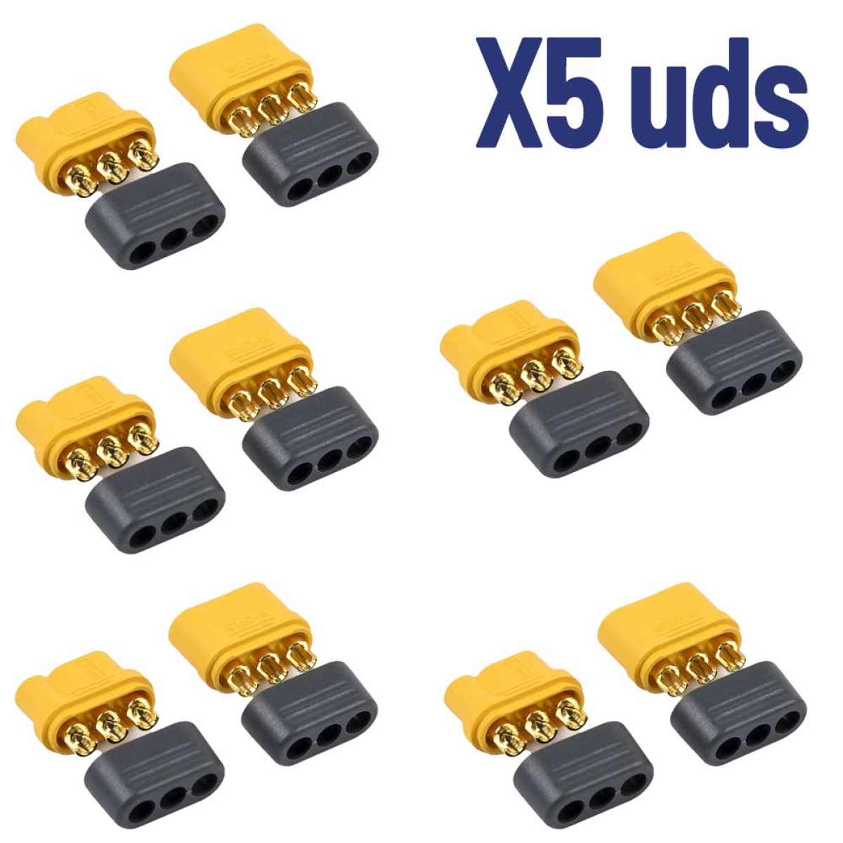 Comprar Conector MR60 (5 pares) 5M/5F + 10 protectores