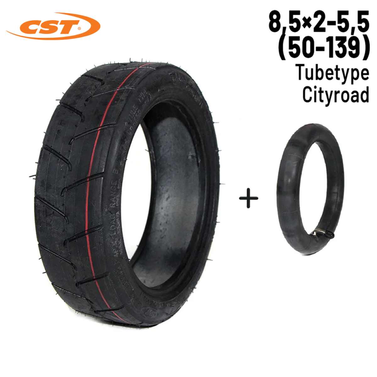 Comprar Pack Rueda + cámara de aire 8,5×2-5,5 (50-139) [CST]