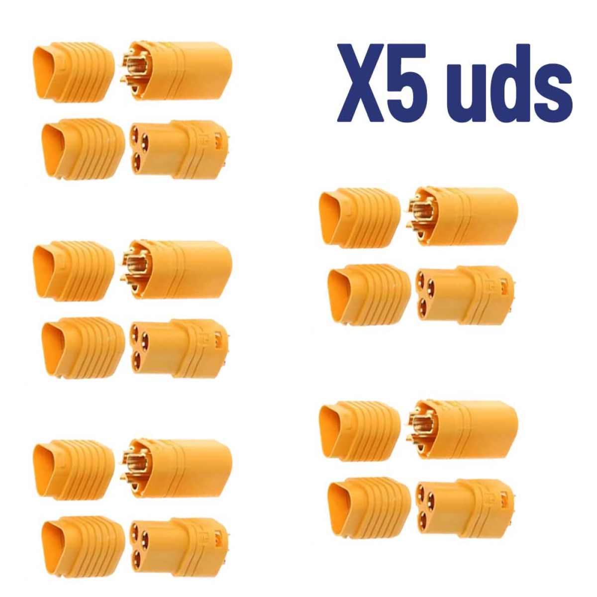 Comprar Conector MT60 (5 pares) 5M/5F + 10 protectores